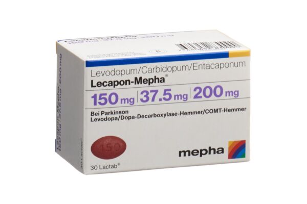 Lecapon-Mepha Lactab 150mg/37.5mg/200mg 30 pce