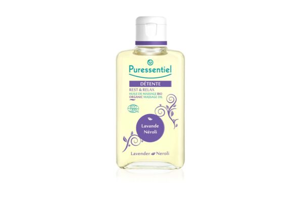 Puressentiel Bio Massageöl entspannend Lavendel Neroli 100 ml