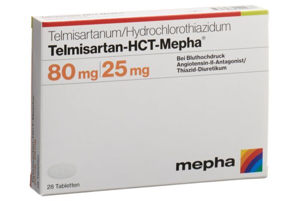 Telmisartan-HCT-Mepha cpr 80/25 mg 98 pce