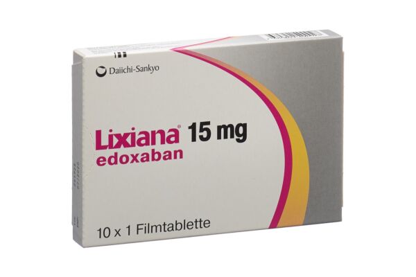 Lixiana cpr pell 15 mg 10 x