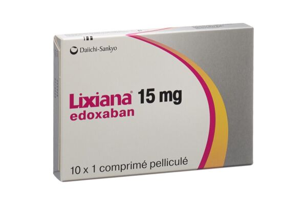Lixiana cpr pell 15 mg 10 x