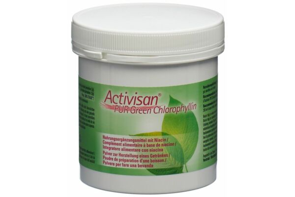 Activisan PUR Green Chlorophyllin Plv Nahrungsergänzung mit Niacin Ds 90 g