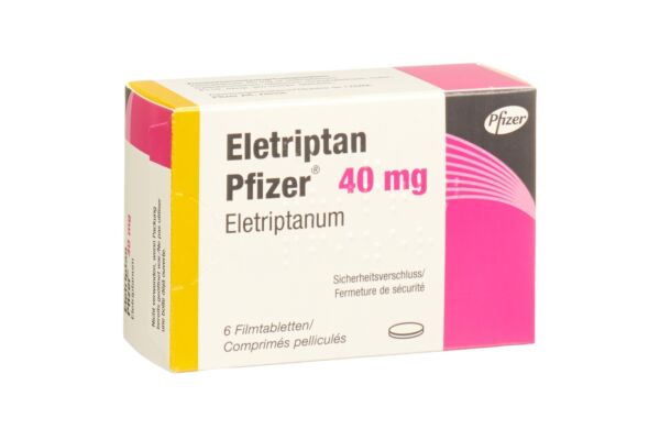 Eletriptan Pfizer cpr pell 40 mg 6 pce