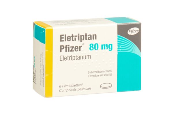 Eletriptan Pfizer cpr pell 80 mg 6 pce