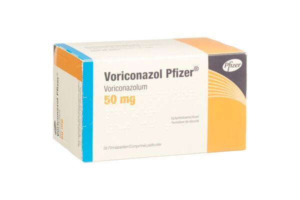 Voriconazol Pfizer cpr pell 50 mg 56 pce