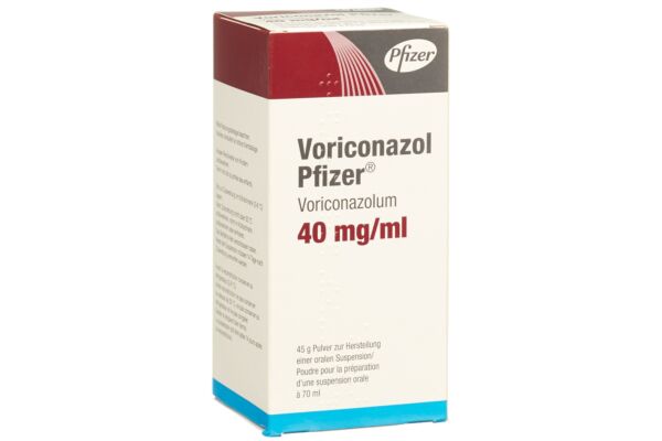 Voriconazol Pfizer pdr 40 mg/ml fl 70 ml