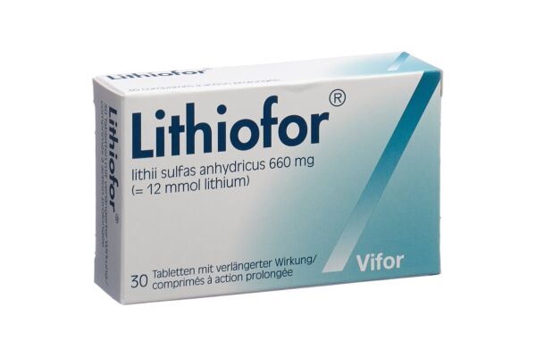 Lithiofor cpr ret 660 mg 30 pce