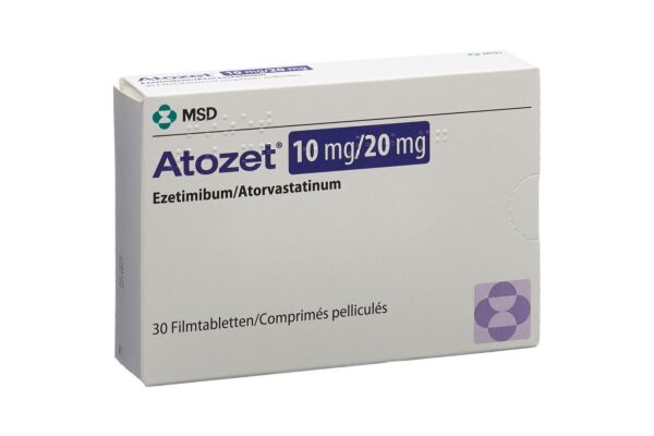 Atozet Filmtabl 10/20 mg 30 Stk