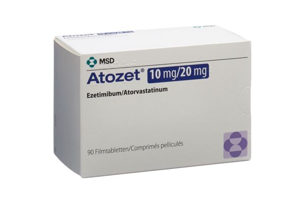 Atozet cpr pell 10/20 mg 90 pce