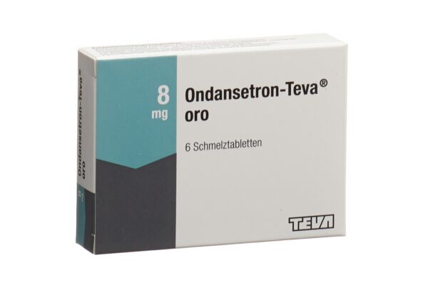 Ondansetron-Teva oro Schmelztabl 8 mg Btl 6 Stk