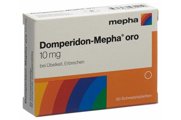 Domperidon-Mepha oro Schmelztabl 10 mg 30 Stk