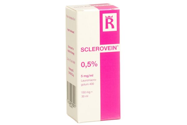 Sclerovein sol inj 0.5 % i.v. flac 30 ml