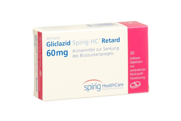 Gliclazid Spirig HC Retard Ret Tabl 60 mg 30 Stk