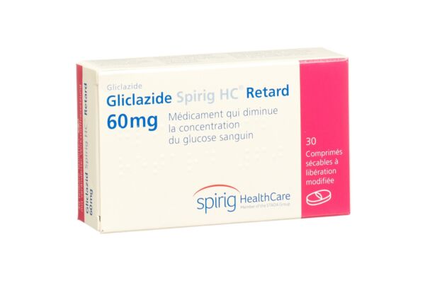 Gliclazid Spirig HC Retard Ret Tabl 60 mg 30 Stk