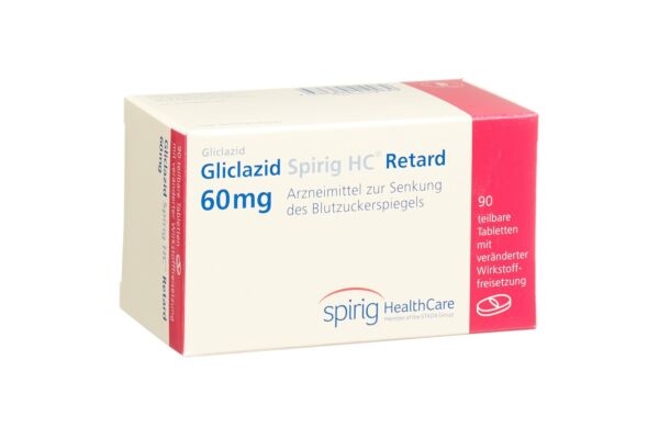 Gliclazid Spirig HC Retard Ret Tabl 60 mg 90 Stk