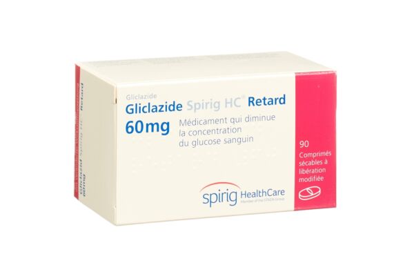 Gliclazid Spirig HC Retard cpr ret 60 mg 90 pce