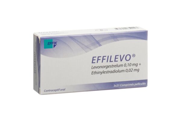 Effilevo Filmtabl 0.10 mg/ 0.02 mg 3 x 21 Stk