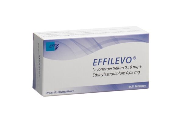 Effilevo Filmtabl 0.10 mg/ 0.02 mg 6 x 21 Stk