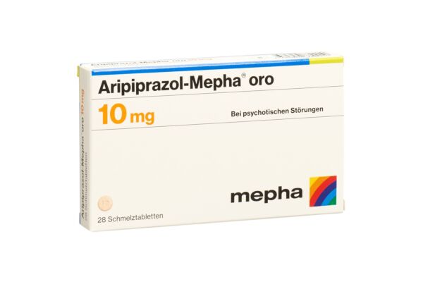 Aripiprazol-Mepha oro cpr orodisp 10 mg 28 pce