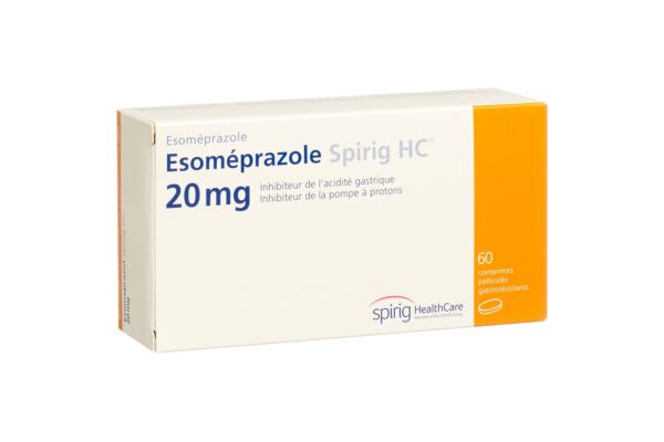 Esomeprazol Spirig HC Tabl 20 mg 60 Stk