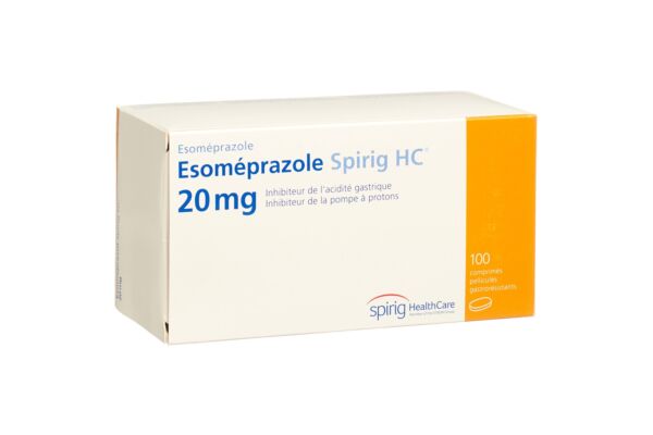 Esoméprazole Spirig HC cpr 20 mg 100 pce