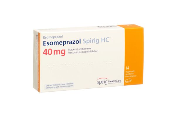 Esoméprazole Spirig HC cpr 40 mg 14 pce