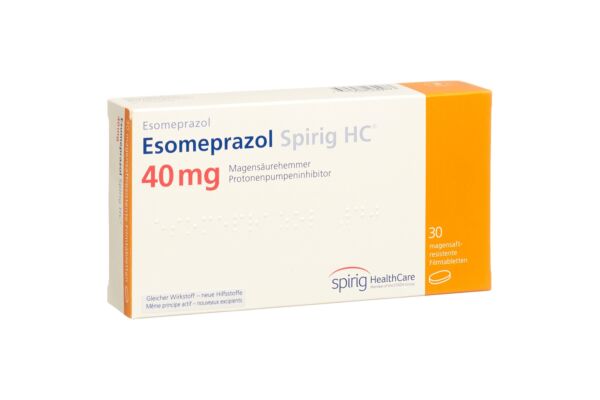 Esomeprazol Spirig HC Tabl 40 mg 30 Stk
