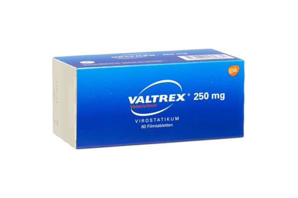 Valtrex Filmtabl 250 mg 60 Stk