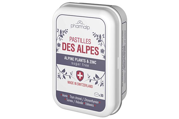 Pharmalp Pastilles des Alpes bte 30 pce