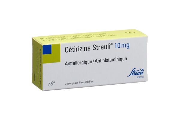 Cetirizin Streuli Filmtabl 10 mg Blist 30 Stk