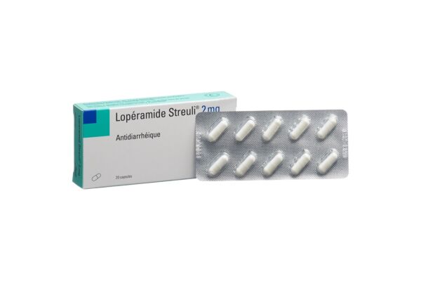 Lopéramide Streuli caps 2 mg 20 pce