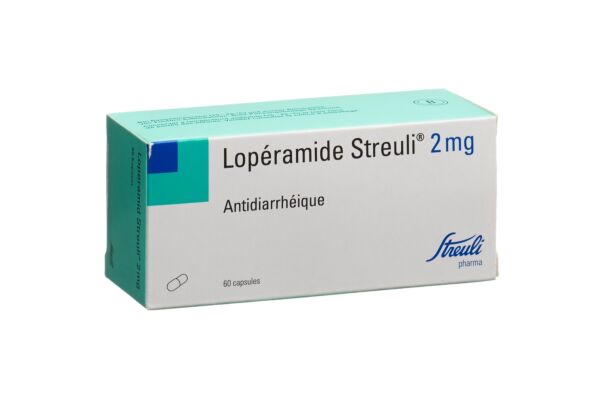Lopéramide Streuli caps 2 mg 60 pce