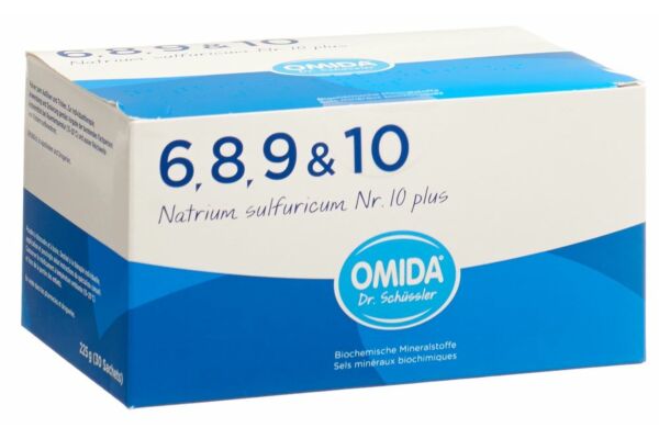 Omida Schüssler no10 natrium sulfuricum plus pdr sach 30 pce