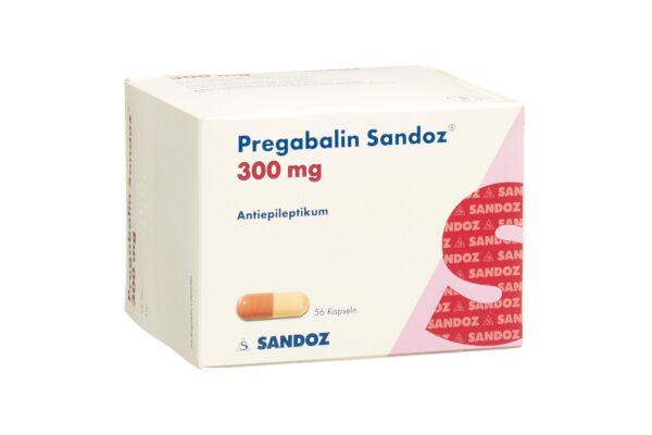 Prégabaline Sandoz caps 300 mg 56 pce