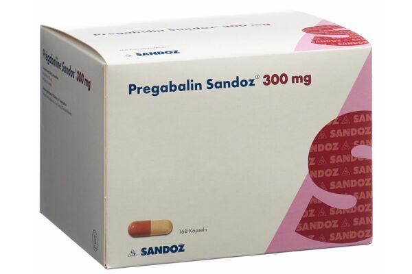 Prégabaline Sandoz caps 300 mg 168 pce
