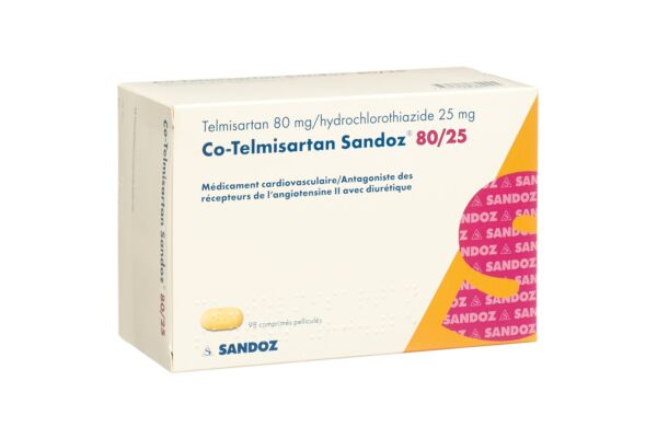 Co-Telmisartan Sandoz cpr pell 80/25 98 pce