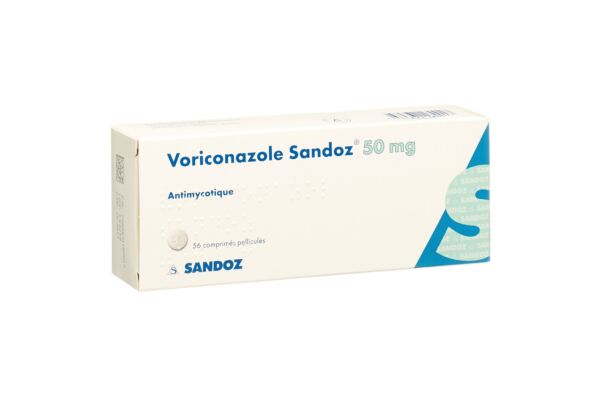 Voriconazole Sandoz cpr pell 50 mg 56 pce