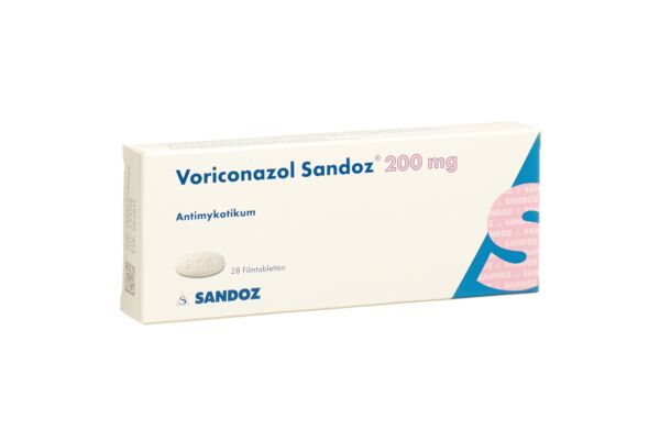 Voriconazole Sandoz cpr pell 200 mg 28 pce