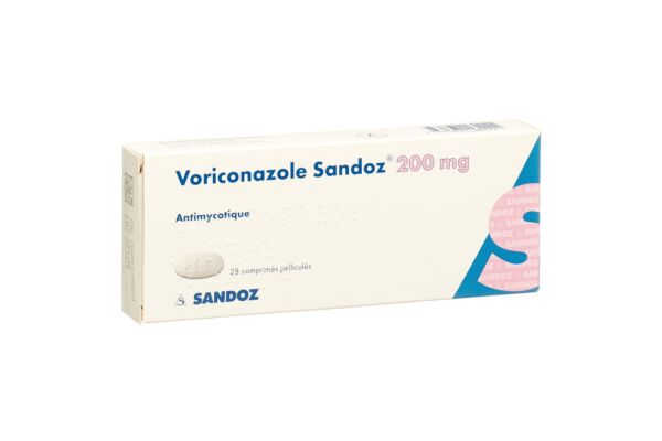 Voriconazole Sandoz cpr pell 200 mg 28 pce