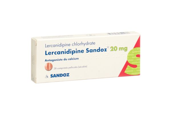 Lercanidipin Sandoz Filmtabl 20 mg 28 Stk