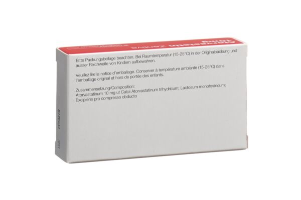 Atorvastatin Zentiva Filmtabl 10 mg 30 Stk