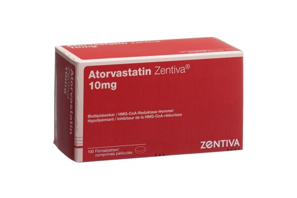 Atorvastatin Zentiva Filmtabl 10 mg 100 Stk