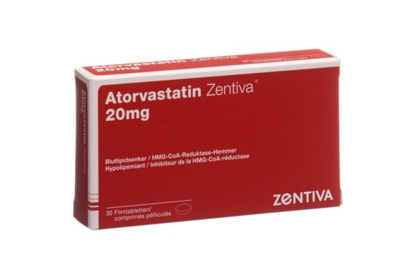 Atorvastatin Zentiva cpr pell 20 mg 30 pce