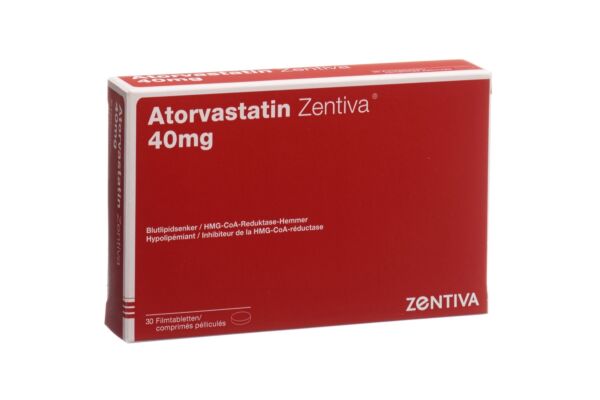 Atorvastatin Zentiva cpr pell 40 mg 30 pce