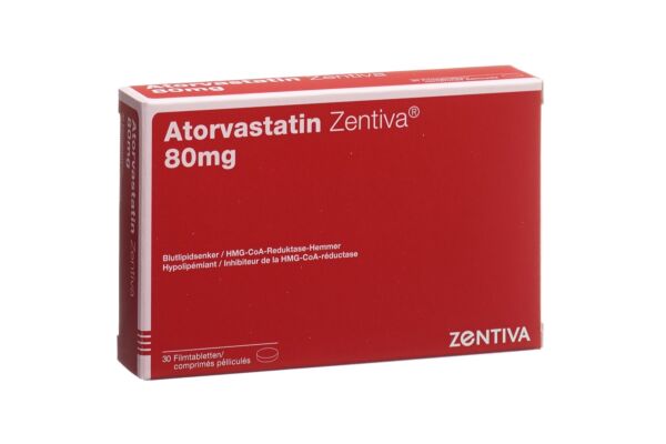 Atorvastatin Zentiva cpr pell 80 mg 30 pce