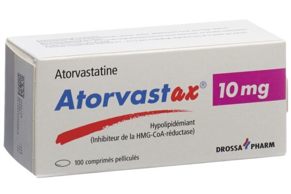 Atorvastax Filmtabl 10 mg 100 Stk