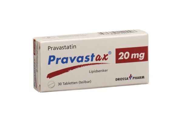 Pravastax cpr 20 mg 30 pce
