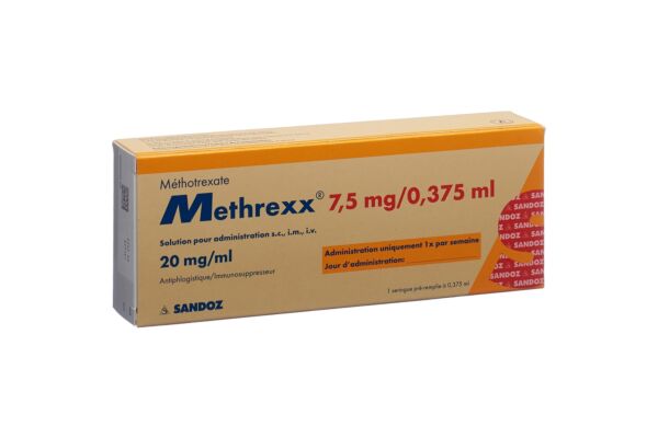 Methrexx sol inj 7.5 mg/0.375ml ser pré 0.375 ml