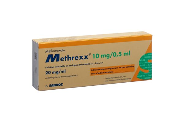 Methrexx Inj Lös 10 mg/0.5ml Fertspr 0.5 ml