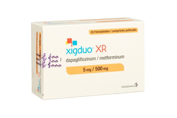 Xigduo XR cpr pell 5 mg/500 mg 28 pce
